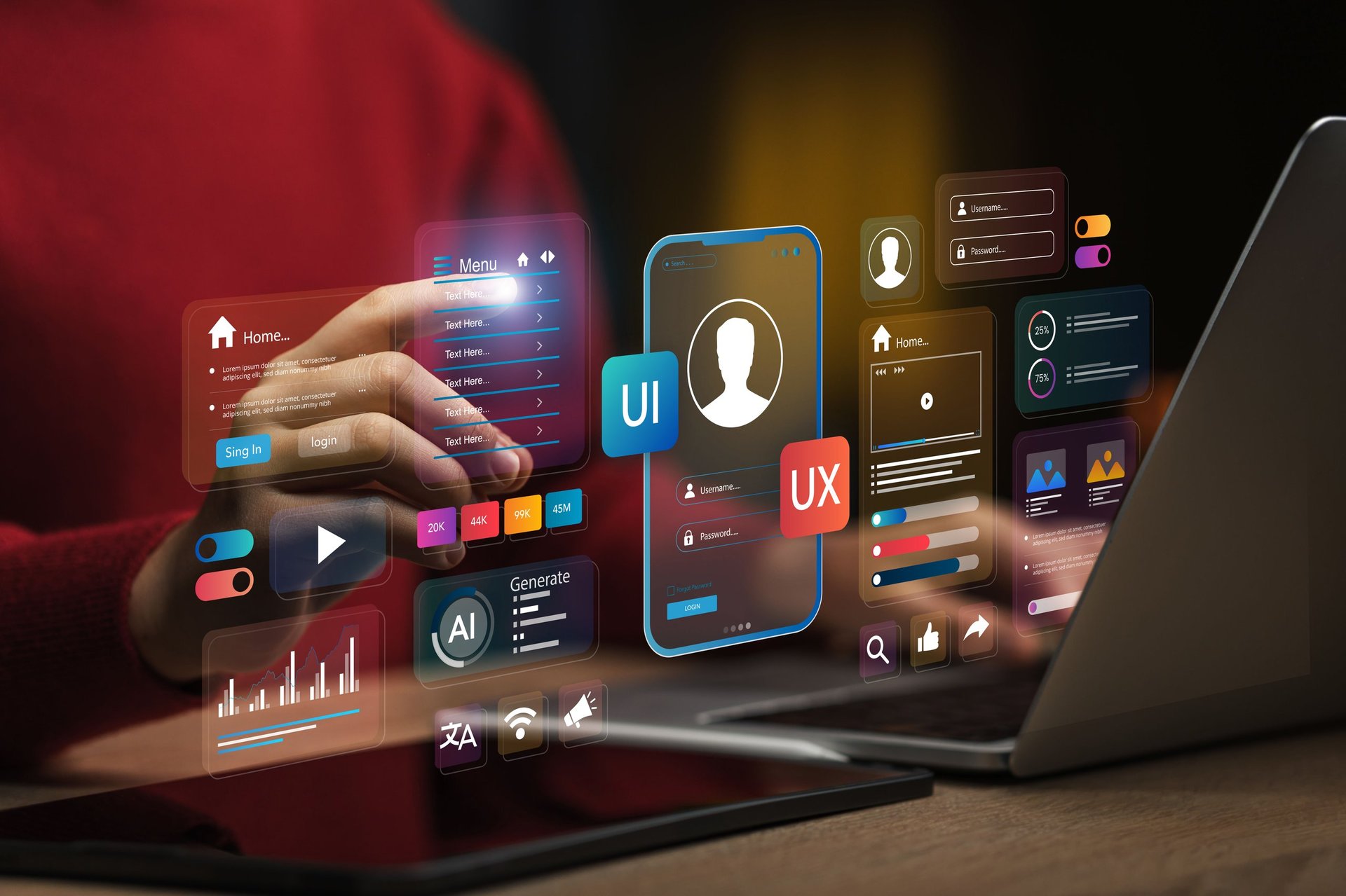 Design studio workspace