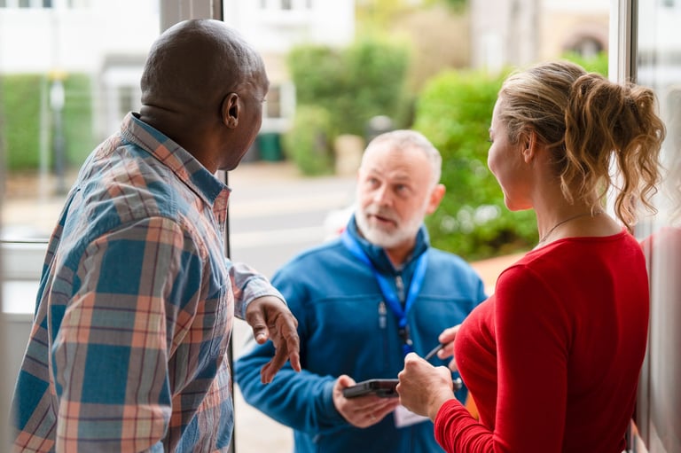 Professional handshake meeting